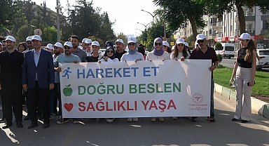 Kilis'te ''Halk Sağlığı Haftası'' kapsamında yürüyüş düzenlendi
