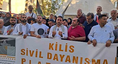 Kilis'ten Gazze'ye destek çağrısı