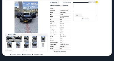 Kilometresi düşürülerek ilana koyulan araca bakanlık müdahale etti