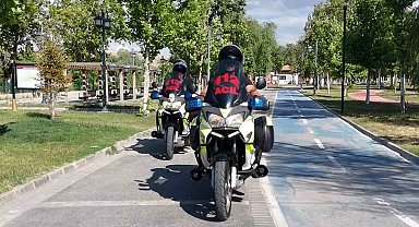 Kırıkkale'de 112 motosiklet ambulans ekipleri her an göreve hazır