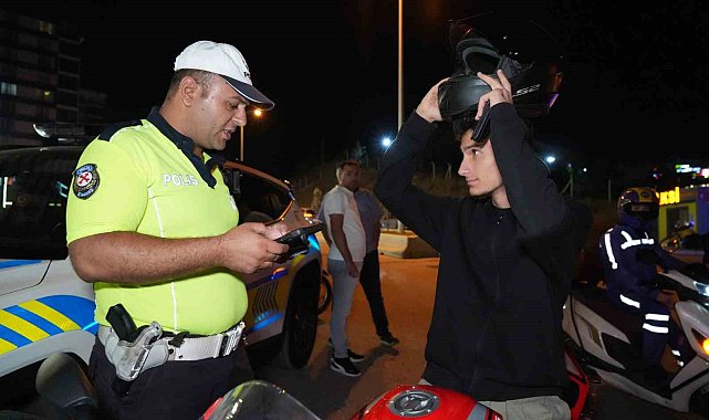 Kırıkkale'de motosiklet denetimleri kask kullanımını artırdı