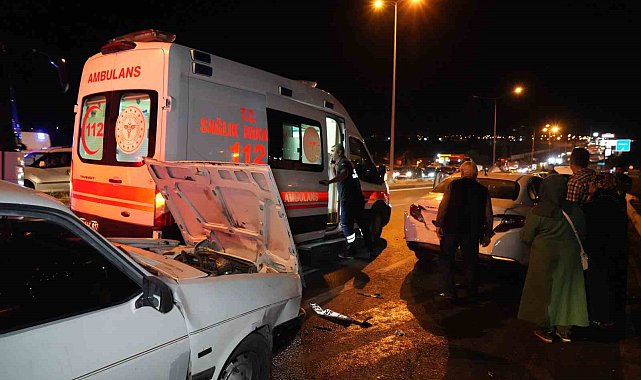 Kırıkkale'de zincirleme kaza: 3 yaralı