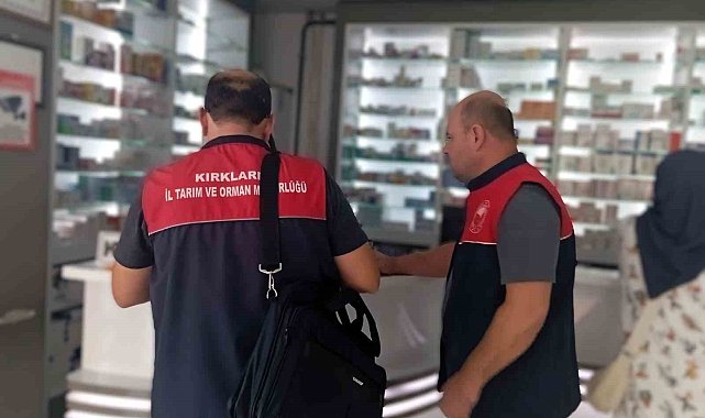 Kırklareli'nde eczanelere denetim