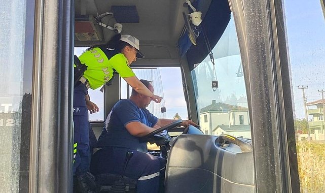 Kırklareli'nde okul servisleri denetlendi