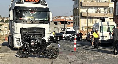 Kırklareli'nde yaya geçidinde tırın çarptığı kadın ağır yaralandı