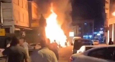 Kırşehir'de hırdavat dükkanında yangın: 1 yaralı