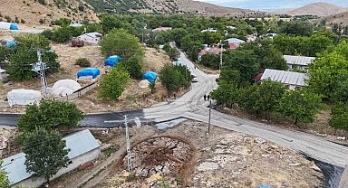 Kış öncesi köy yolları asfalta kavuştu