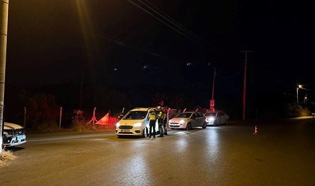 Kızılcaköy'de 43 araç, 71 şahıs kontrol edildi
