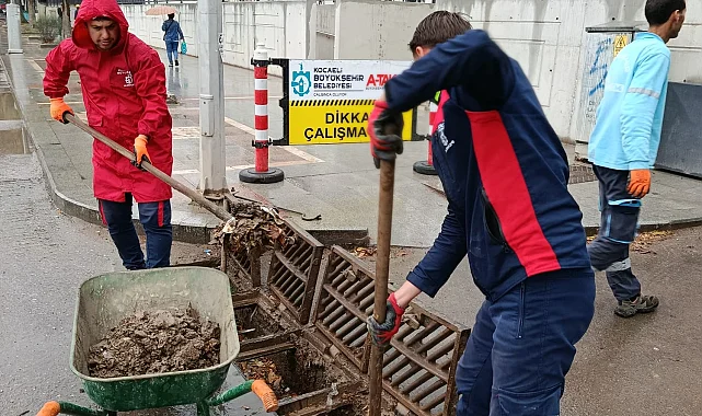 Kocaeli Büyükşehir'den olası su baskınlarına karşı tedbir