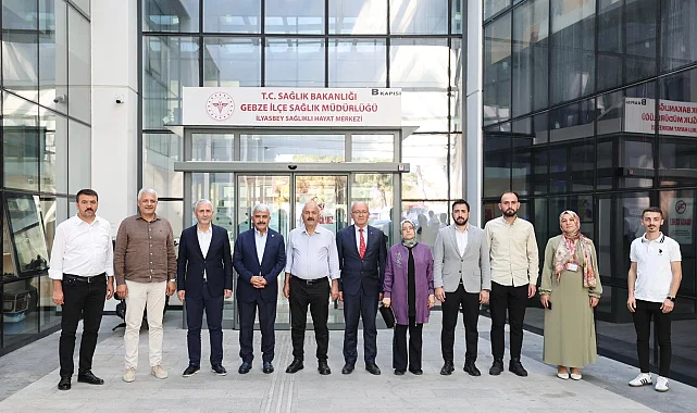 Kocaeli Gebze'de sağlık çalışanlarına teşekkür ziyareti