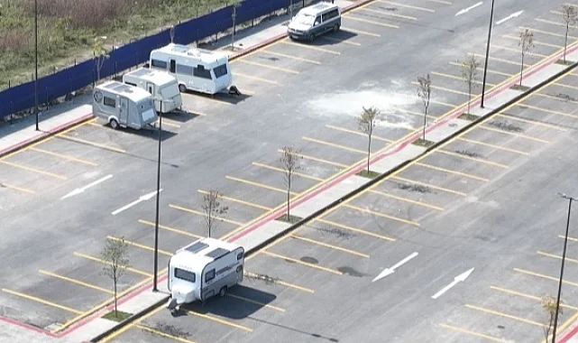 Kocaeli Kartepe'de karavan tutkunlarına güvenli park alanı