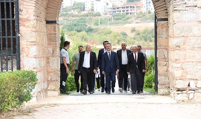 Kocaeli Valisi Aktaş'tan Eskihisar Kalesi ve Osman Hamdi Bey Müzesi'ne inceleme