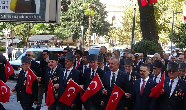 Kocaeli'de 19 Eylül Gaziler Günü dolayısıyla tören düzenlendi