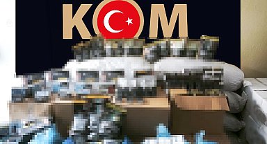 Kocaeli'de kaçak tütün ve elektronik sigara operasyonu
