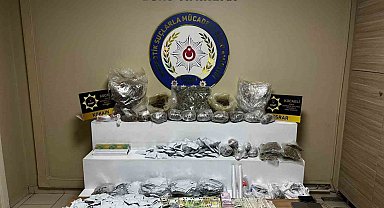 Kocaeli'de narkotik baskını: 5 şüpheli yakalandı, 9 kilo uyuşturucu ele geçti