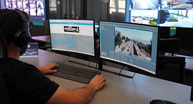 Kocaeli'de trafik, Ulaşım Yönetim Merkezi ile 724 izleniyor