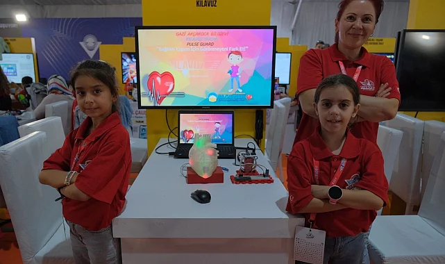 Kocaeli'nin genç dahileri TEKNOFEST'te ses getirdi
