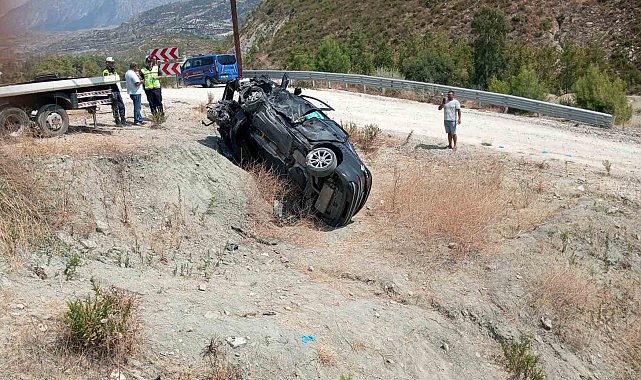 Konya-Antalya yolunda feci kaza: 1 ölü, 1 yaralı