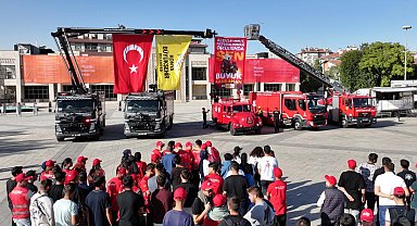 Konya İtfaiyesi'nden farkındalık etkinliği