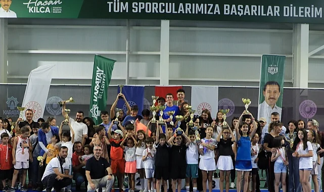 Konya Karatay'da tenis coşkusu: Şampiyonlar belli oldu