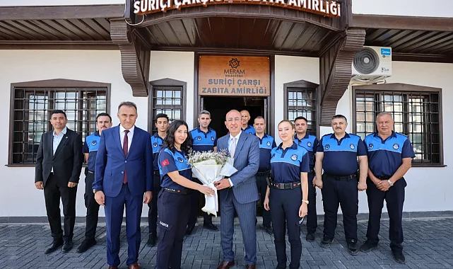 Konya Meram Zabıtası'na Başkan Kavuş'tan anlamlı ziyaret