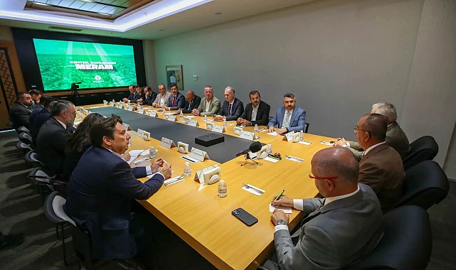 Konya Meram'da Bursa heyeti ile tecrübe paylaşıldı