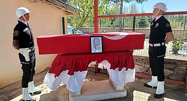 Konya'da hayatını kaybeden emekli emniyet müdürüne son görev