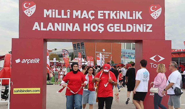 Konya'da mili maç heyecanı