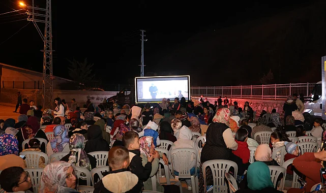 Konya'da 101 mahallede sinema keyfi