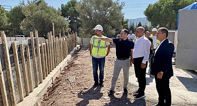 Körfez'de Çamlıtepe Spor Kompleksi için ilk kazma vuruldu