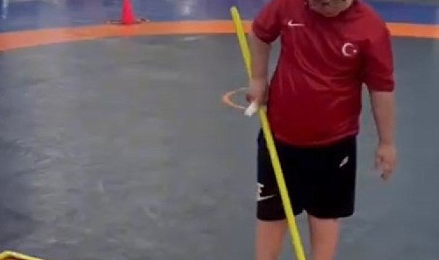 Körfez'de özel çocuklara özel spor çalışmaları