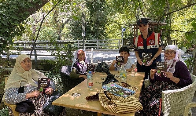 Köşk'te jandarmadan orman yangınlarına karşı bilgilendirme