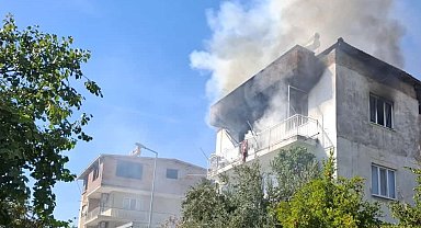 Köşk'teki ev yangını korkuttu: 2 çocuk dumandan etkilendi