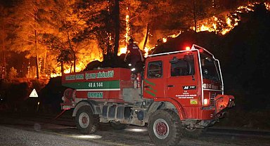 Köyceğiz yangınında 21 saat geride kaldı
