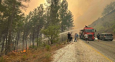 Köyceğiz'de 108 ev tahliye edildi