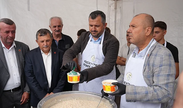 Küçükyoncalı'da Keşkek Şenliği kültür şölenine dönüştü