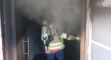 Kumlu'da müstakil evde yangın