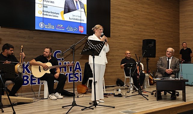 Kütahya Belediyesi'nden 'İsa Kahraman Saygı ve Şiir Akşamı' etkinliği