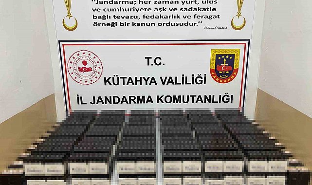 Kütahya'da 79 bin 940 adet bandrolsüz makaron ele geçirildi