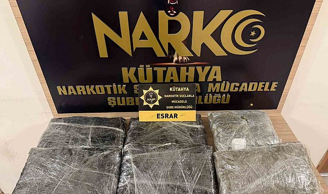 Kütahya'da uyuşturucu operasyonu: 2 tutuklama