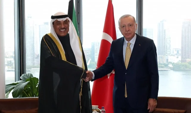 Kuveyt Veliaht Prensi Şeyh es-Sabah ile görüştü