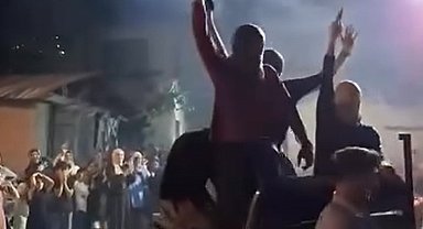 Magandalar düğünde tehlike saçtı