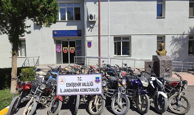 Mahmudiye'de motosiklet operasyonu