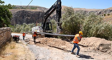 Malatya Ayvalı'ya içme suyu için yeni hat