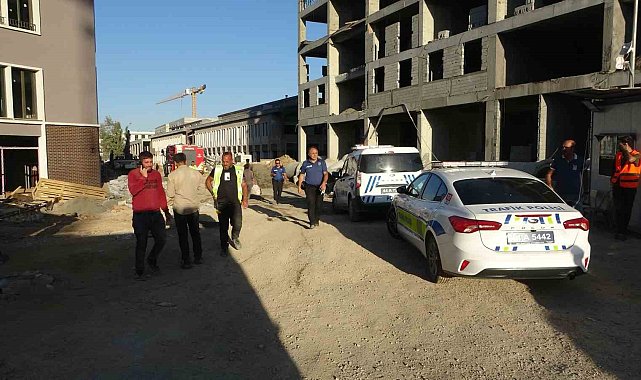 Malatya'da çarşı inşaatında göçük: 1 yaralı