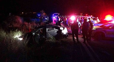 Malatya'da "dur" ihtarına uymayan araç kaza yaptı: 4 yaralı