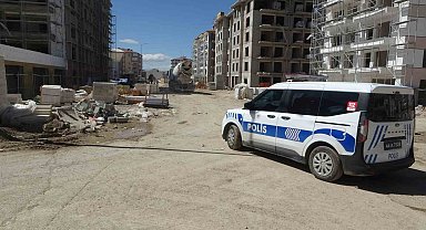 Malatya'da şantiyede iskele çöktü: 1 yaralı