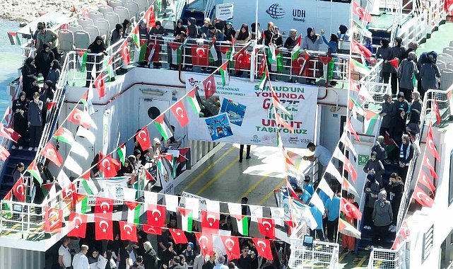 Malatya'dan Gazze'ye anlamlı destek