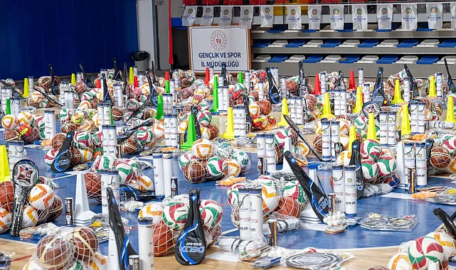 Malatya'da 300 okula spor malzemesi desteği