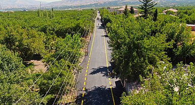 Malatya'da ilçelere yoğun yol ve asfalt mesaisi
